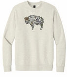 Flower Bison Crewneck Sweatshirt