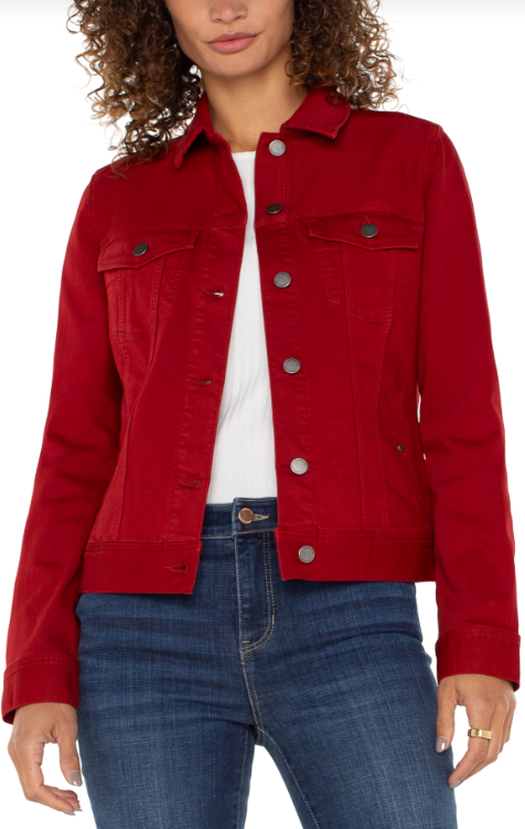 classic jean jacket carnelian