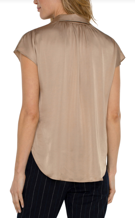 Dolman Slv Blouse Champagne