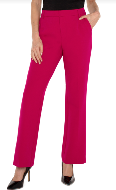 kelsey flare trouser 31" star ruby