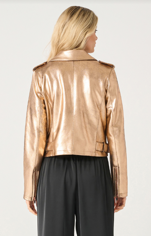 2429023 Rose Gold Moto Jacket