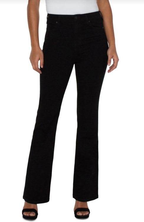 lucy hr boot cut 32" ins black rinse