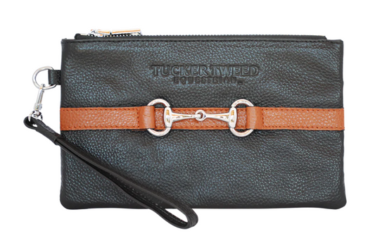 Wellington Wristlet-Black/Gold