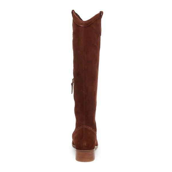 Benson Cinnamon Suede Tall Boots
