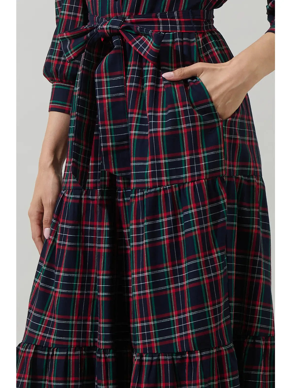 STD14539A Yanis Button Up Midi Dress