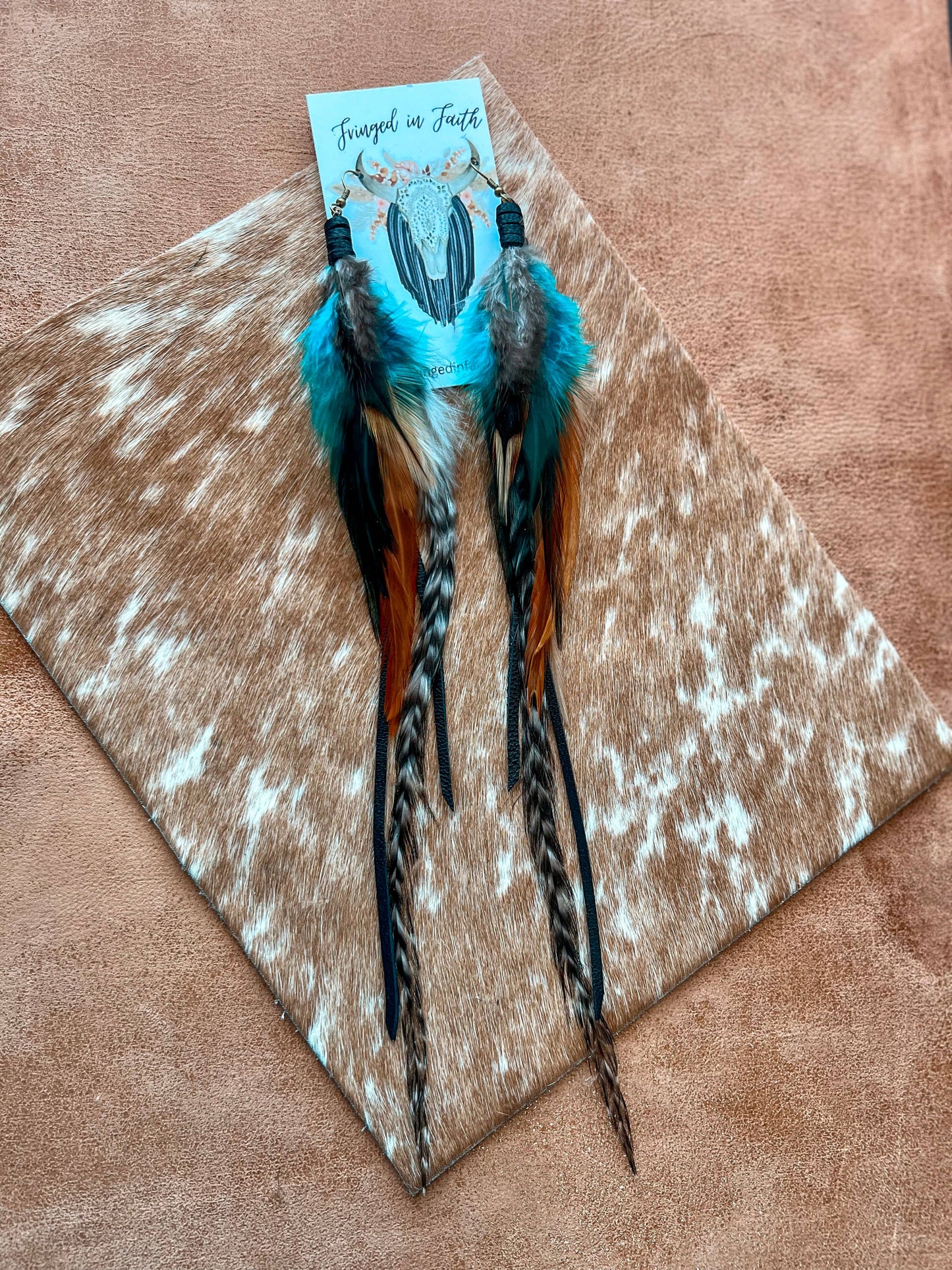 Fringed In Faith - Willow Creek Feather Earring