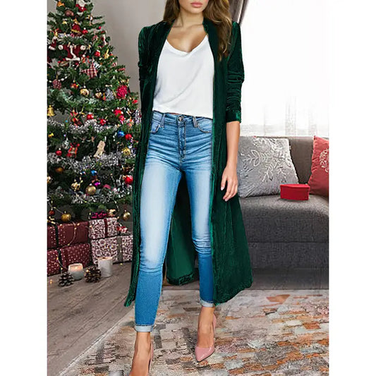 1TW2541539 Velvet Open Duster