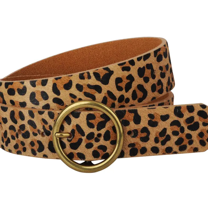 5110 Leopard Print Calf Print Tan