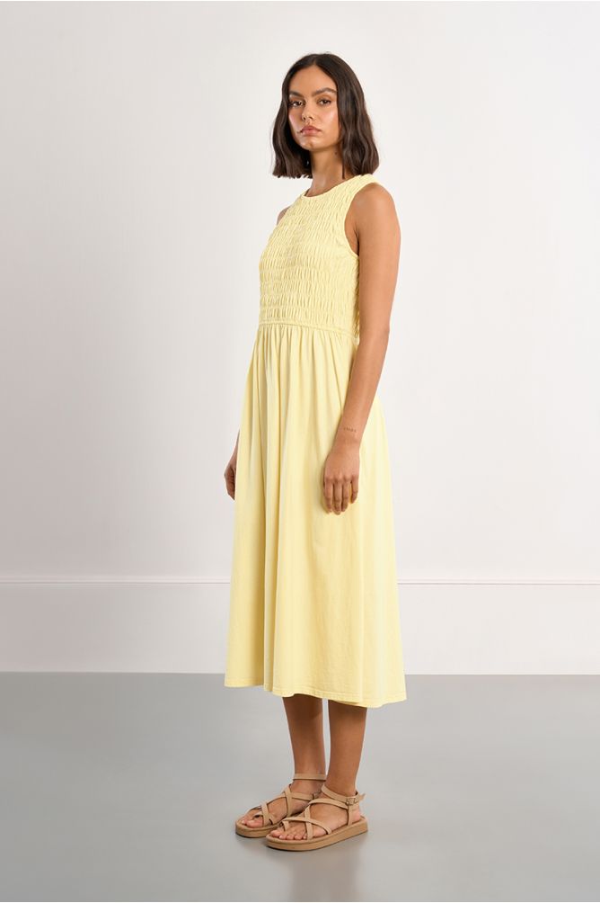 Cotton Smocked Dress