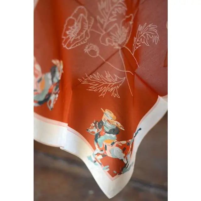Poppy Cowgirl Western Scarf