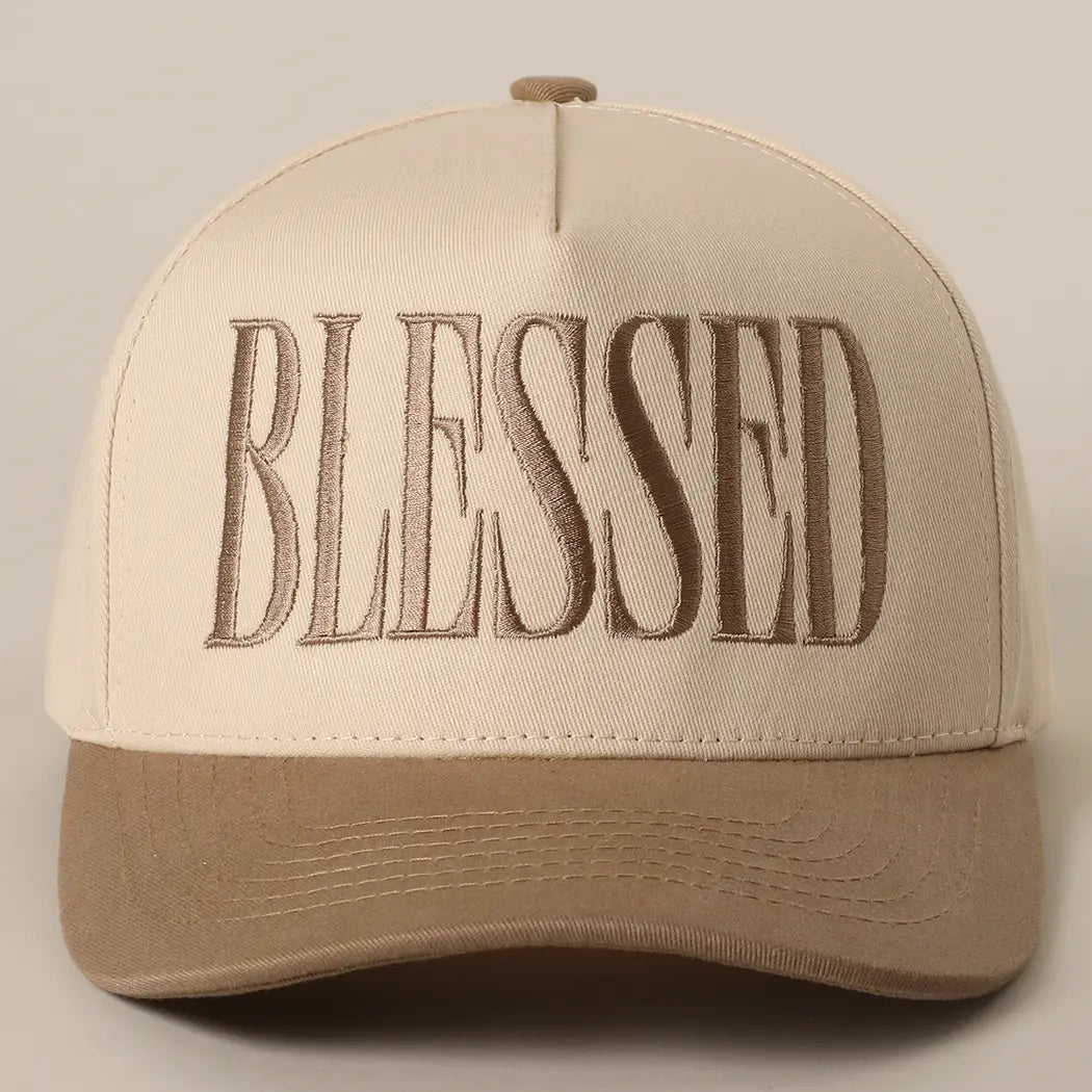 Blessed Beige Baseball Cap
