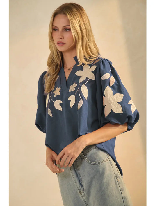 IT18407 Washed Suede Top