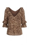 Long Sleeve Double Ruffle Top