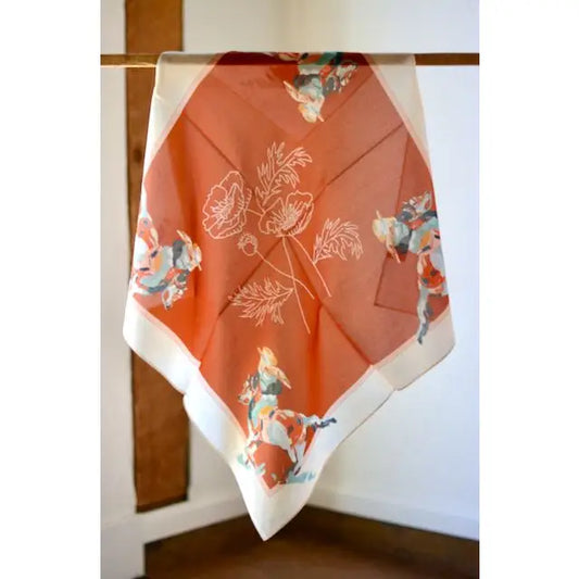 Poppy Cowgirl Western Scarf