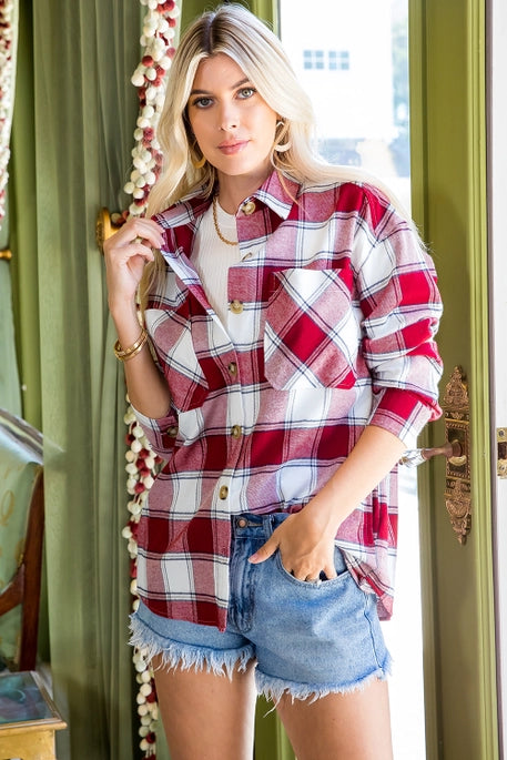 SW455 Perfect Plaid Western Shirt