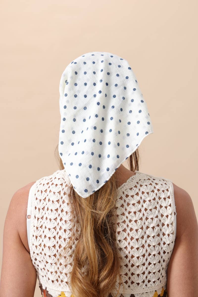 Boho Printed Neck Scarf – Lightweight & Breathable