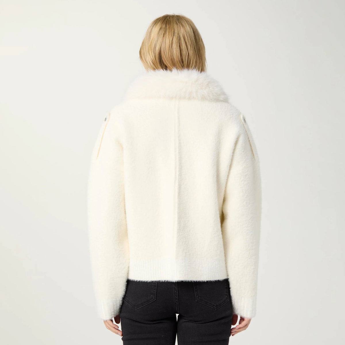 Kabira Fur Collar Cardigan