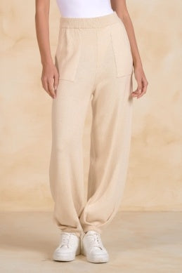 Elan Pleated Front Pants - Oatmeal