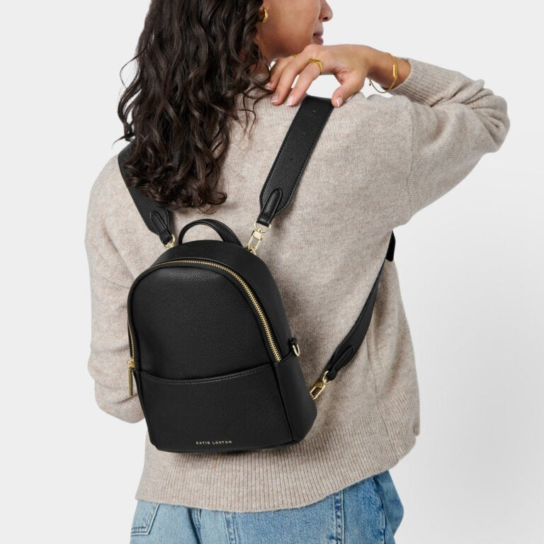 Mika Small Backpack Black