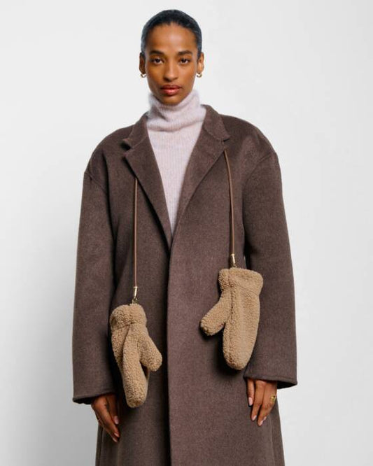 Teddy Mittens w/ cord