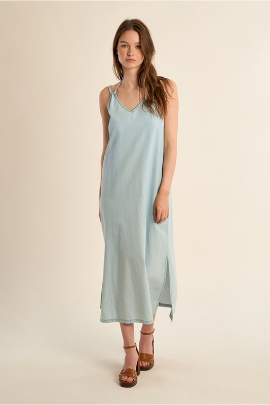 Long Dress in Lyocell