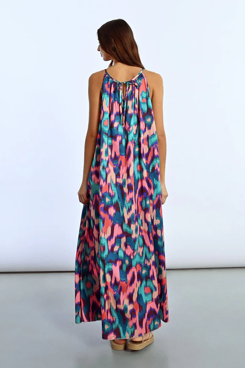 PL279DP Long Dress Thin Straps