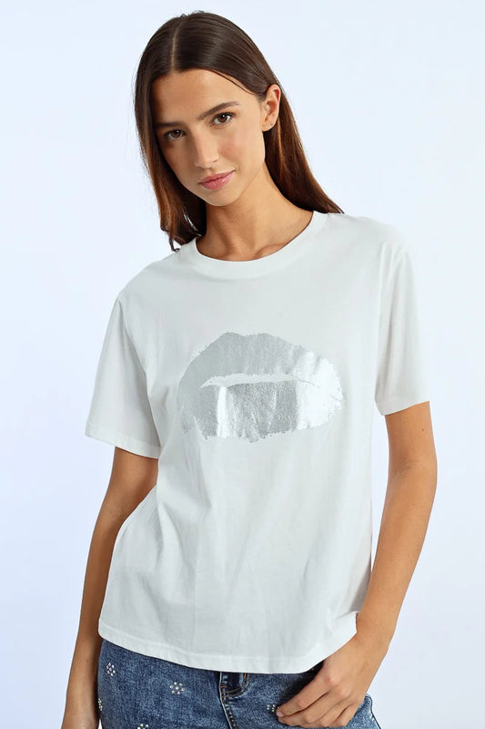 ELF989DE Mouth Knitted Tee