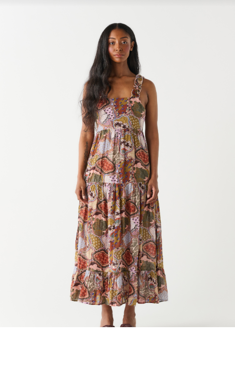 Tiered Maxi Dress Paisley