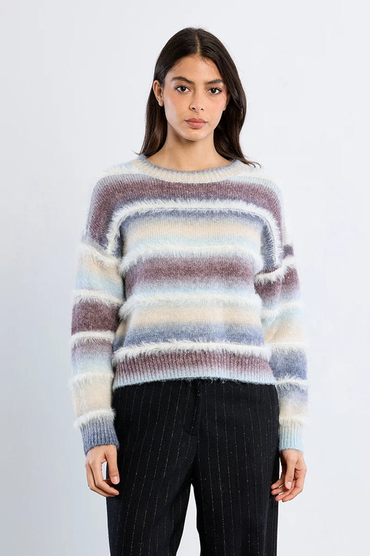 LAL740EH Knitted Sweater - Mauve