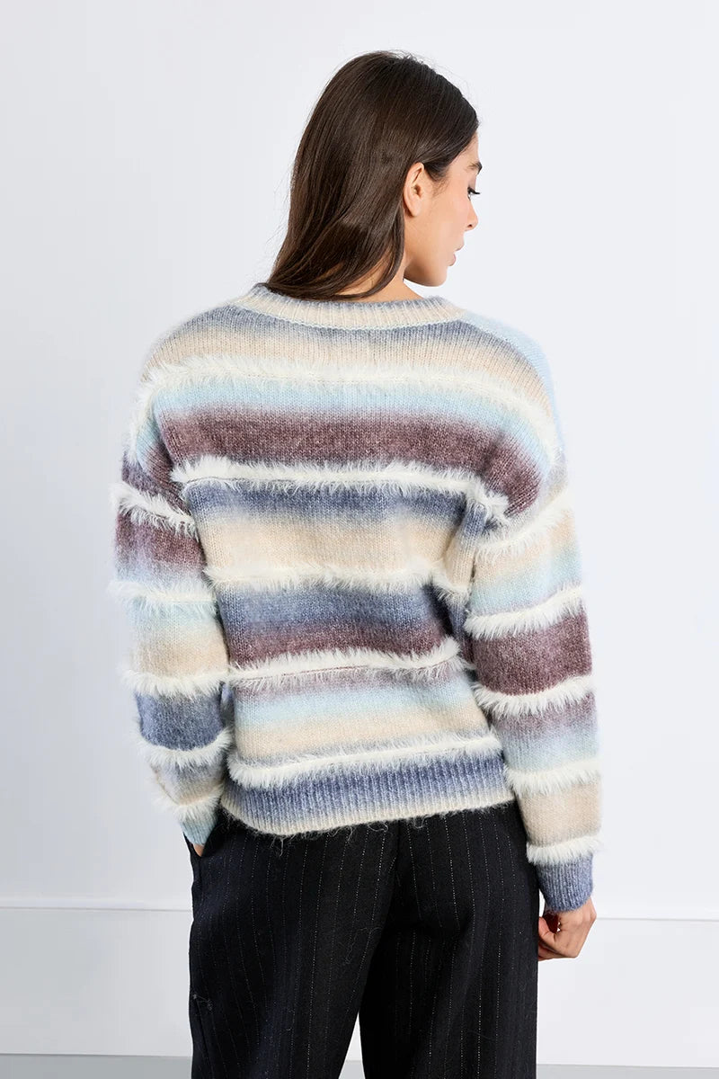 LAL740EH Knitted Sweater - Mauve