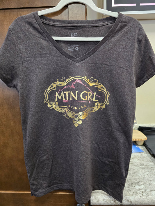 MTN GRL Floral Sign Gold