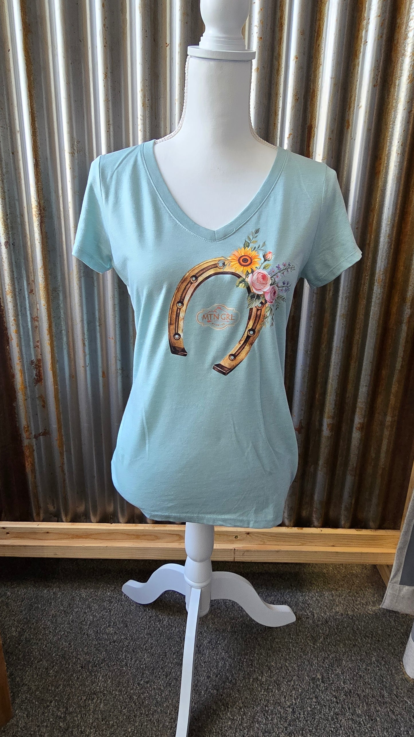 Floral Horseshoe Hthr D. Sage