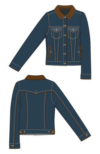 Classic Trucker W/ Velvet Detailing - riverwalk