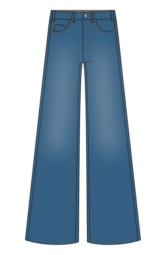 Dreamer High-Rise Relaxed Wide Leg 30" - dreamstate