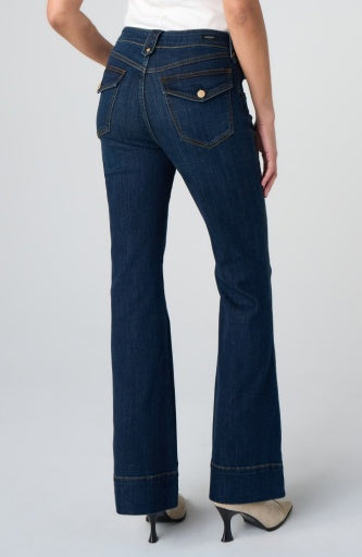 Hannah Outlaw Flare 30' Inseam - duskwood blue