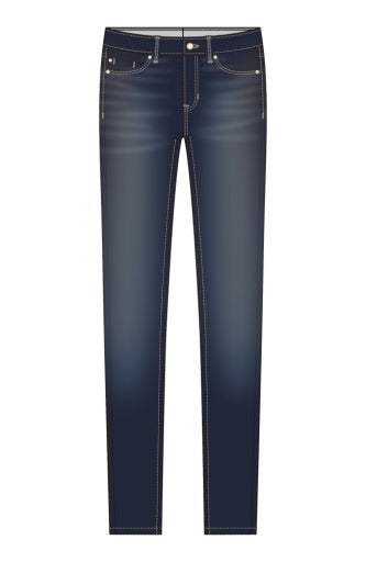Abby Comfort Waist Skinny 30" Inseam - charmer