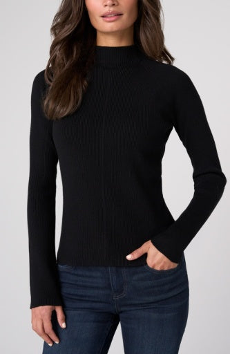 Long Sleeve Turtleneck Sweater - black