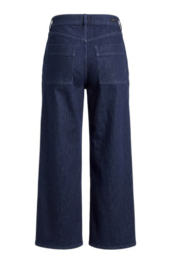 Stride High-Rise Wide Leg With Trapunto Patch Pocket 32' - empire blue