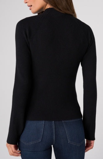 Long Sleeve Turtleneck Sweater - black