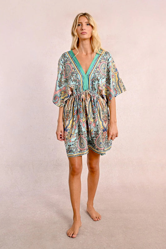 LAB156DE Short Kimono Style Dress
