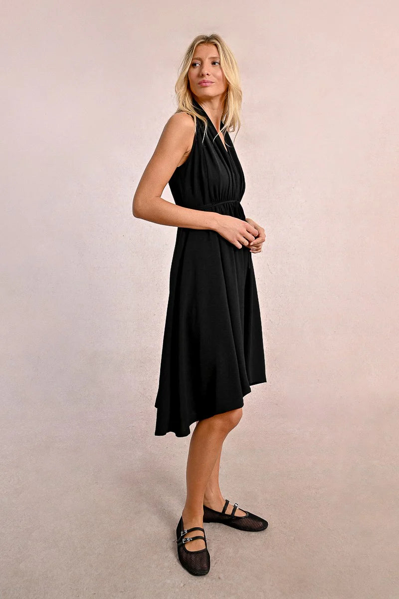 P1808ADE Mini Pleated Dress