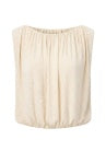 Sleeveless Draped Knit Top