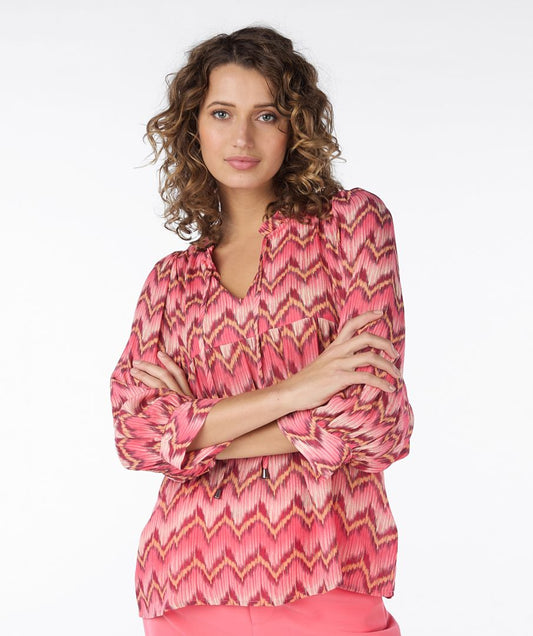 SP2414007 Shirt Plisse Zigzag