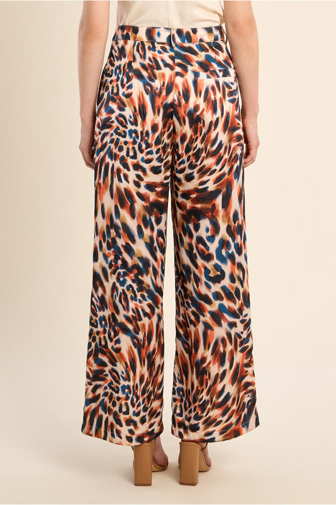 Straight Printed Trousers