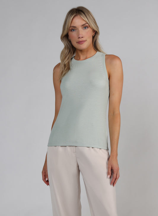 Ribbed Tank Sage