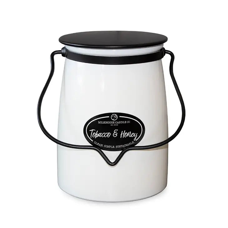 Butter Jar 22oz - Tobacco & Honey