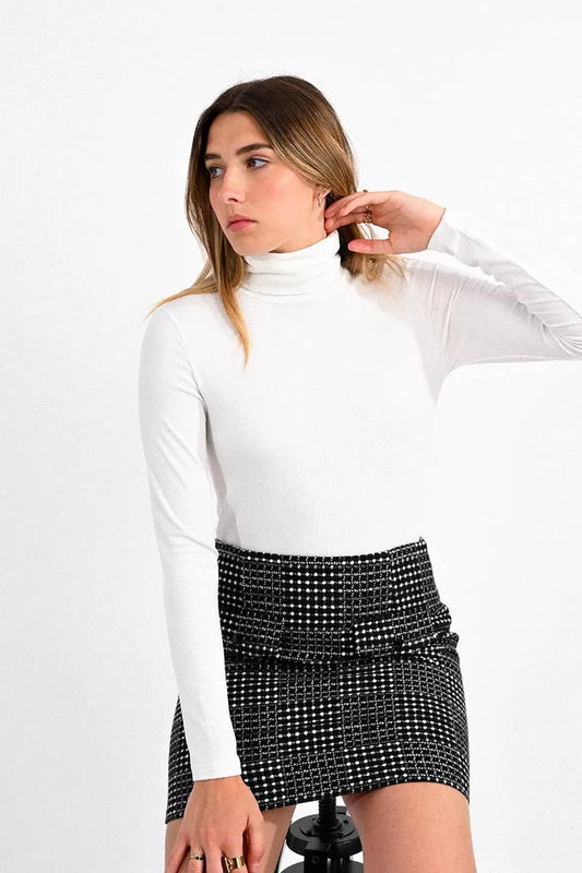 LAL204BN Turtleneck Jumper White