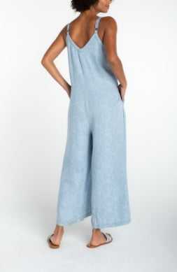 Wide Leg Crop Jumpsuit