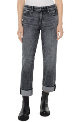 Marley Girlfriend 27" Rolled Jeans Calderwood