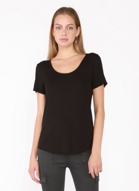 222406 Reversible Knit Top Black